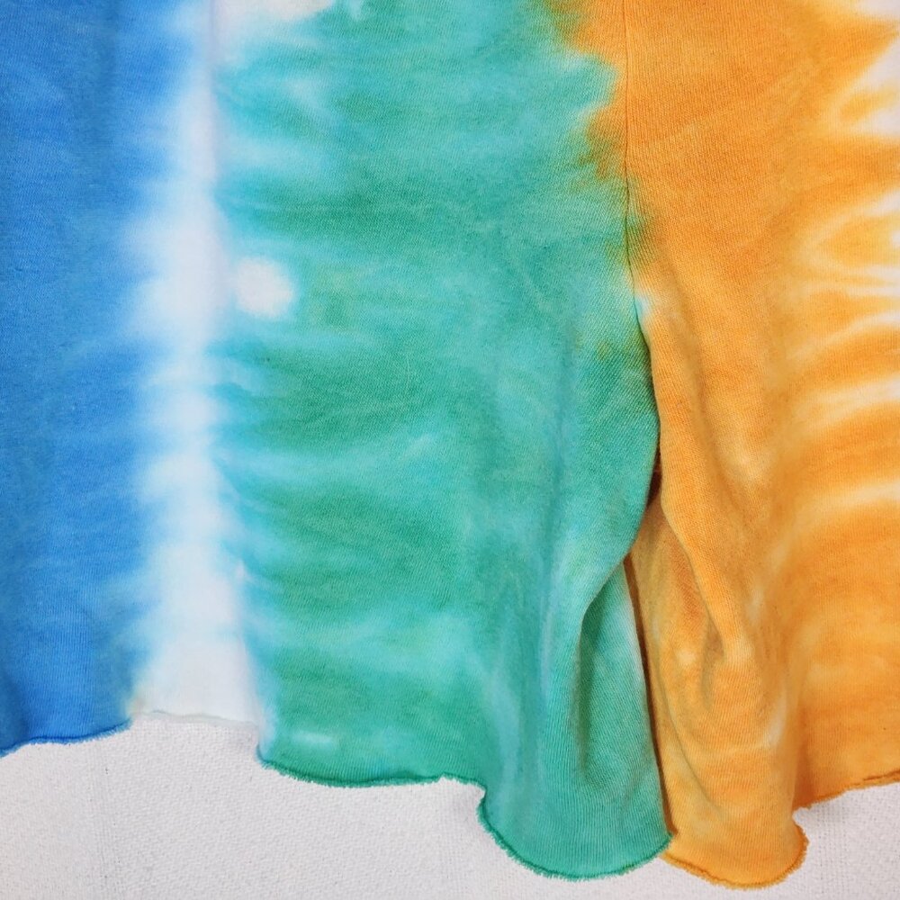 Wild Fable Multi Color Tie Dye Cotton Poly Material Elastic Tie Waist Shorts M - Picture 13 of 16